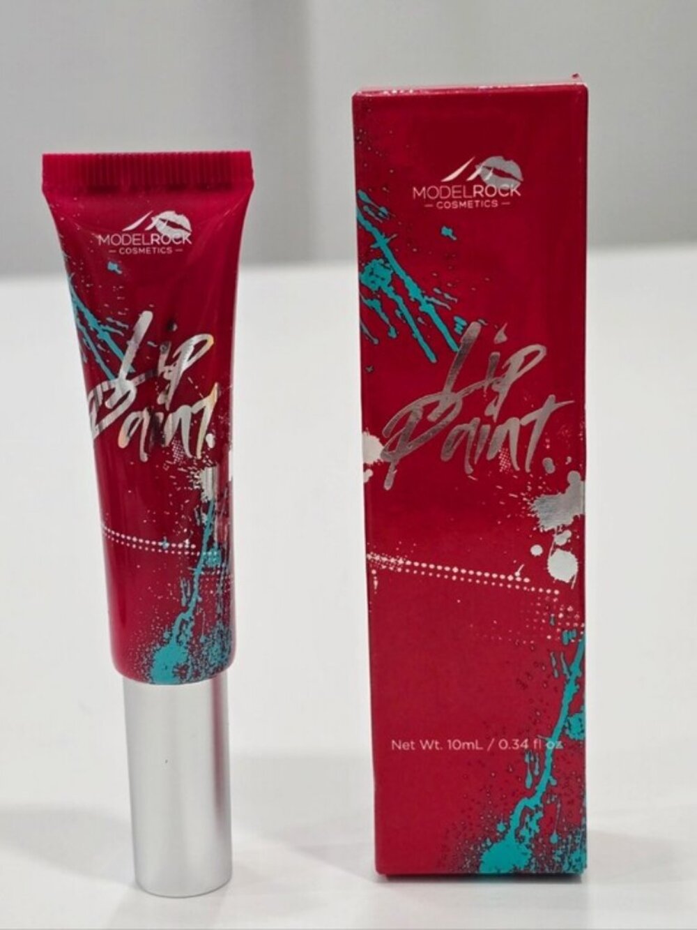 Modelrock ✦ Graffiti Lip Paint Red ✦ Glossy Full‑Coverage Vegan Longwear 10mL - Picture 3 of 8